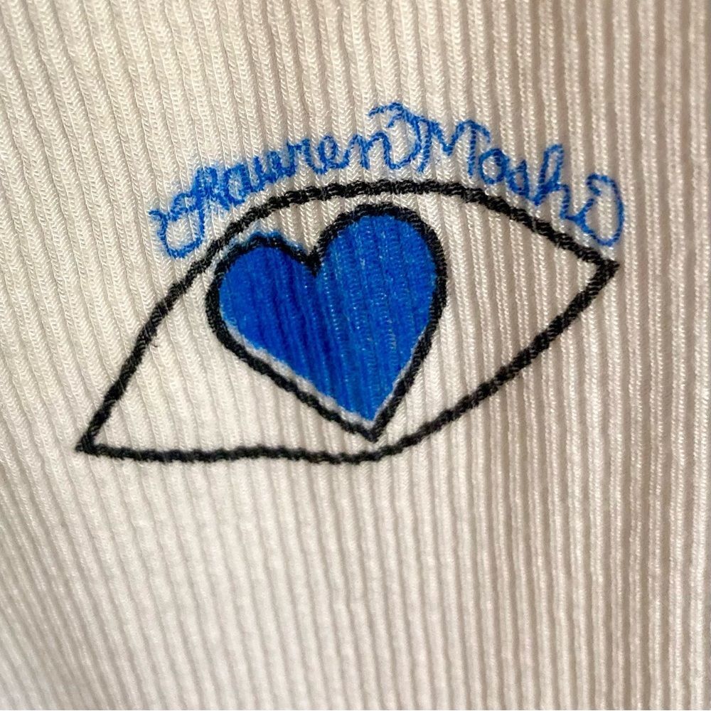 Women's White Graphic 'Love' Tank Top - Picture 5 of 11